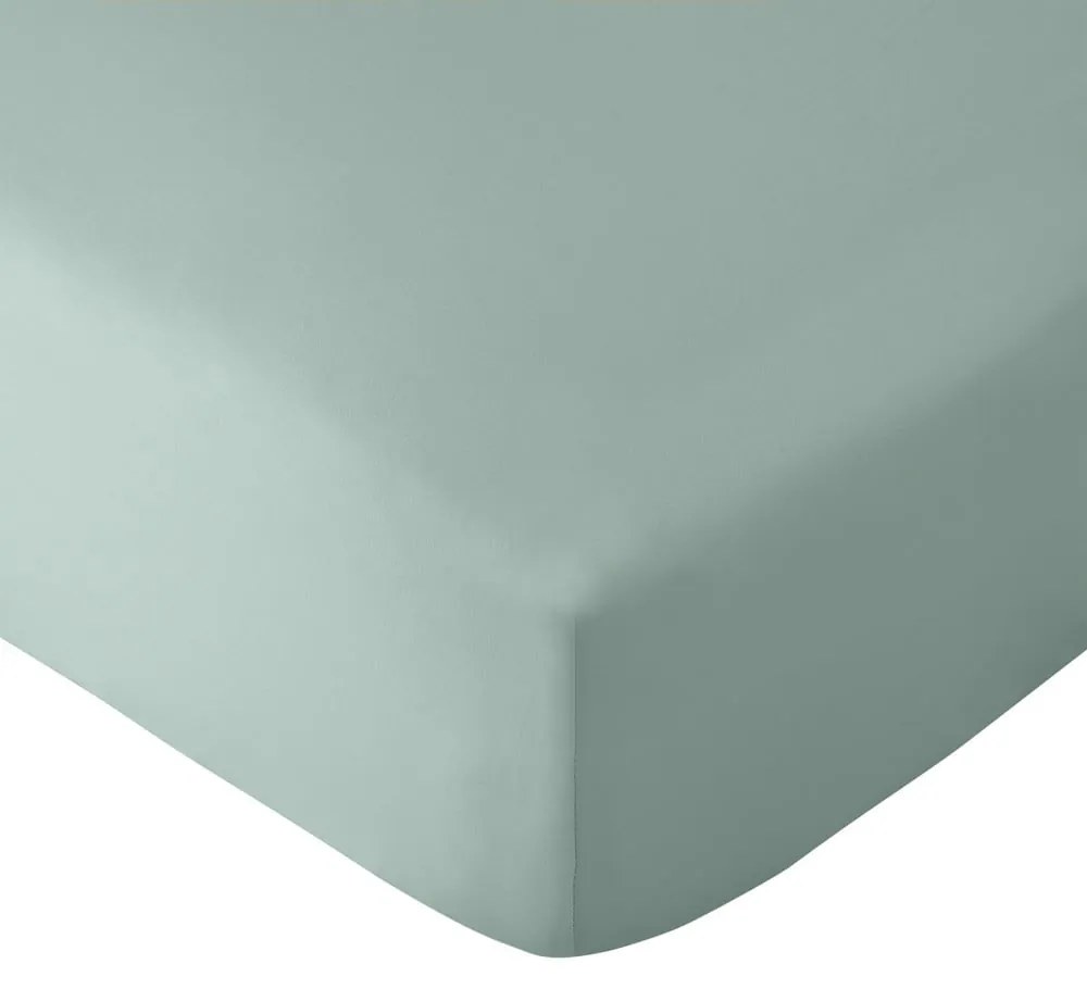 Cearceaf verde cu elastic 135x190 cm So Soft Non-Iron – Catherine Lansfield