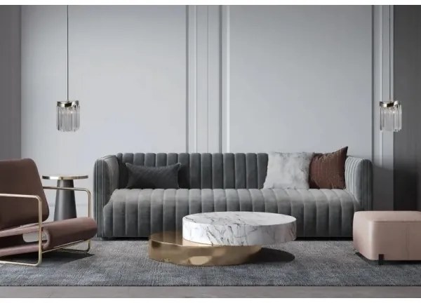 Lustră pe cablu ITALUX PND-44544-1 SABRIGA 1xE14/40W/230V crom mat