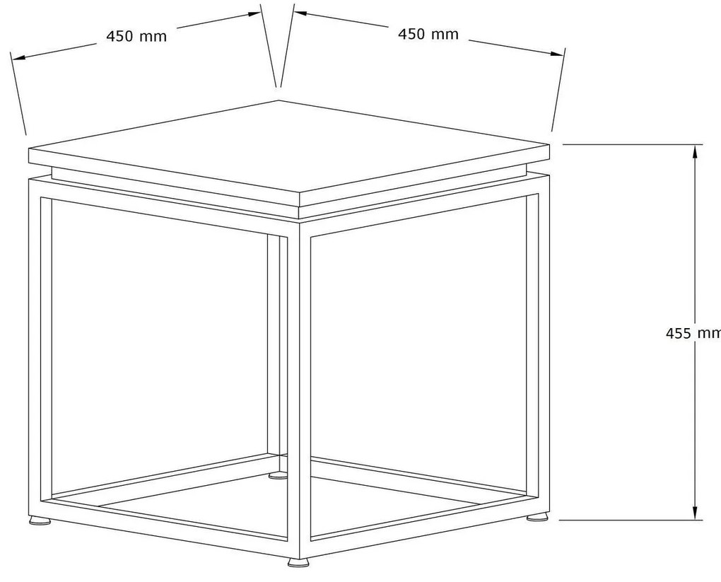 Măsuță de cafea Domepo 1 (negru) . 1093154