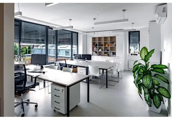 Lustră LED pe cablu LOOK LED/58W/230V 4000K 150 cm argintie APLED