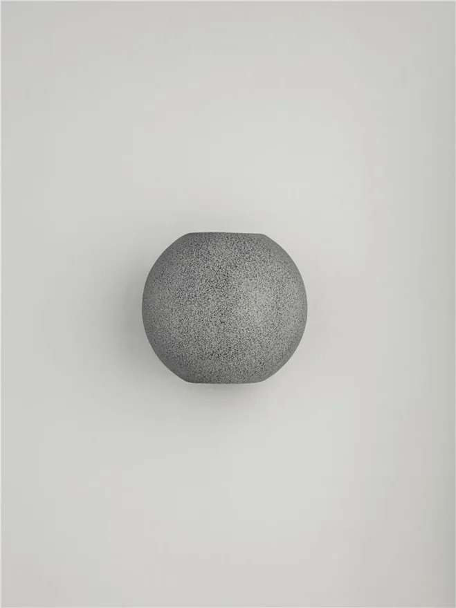 Aplica LED ambientala exterior IP65 SIMENTI Black Sandstone