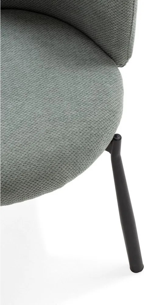 Set de scaune de sufragerie verde mentă 2 buc. tapițat Ginny – MOME