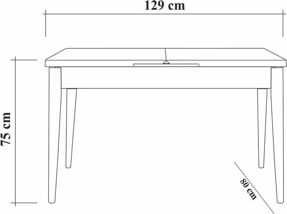 Set de sufragerie Vina Atlantic Pine and Green I,5 piese