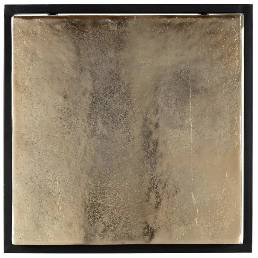 Masuta de cafea patrata din metal Calloway 61x42x42 cm aurie