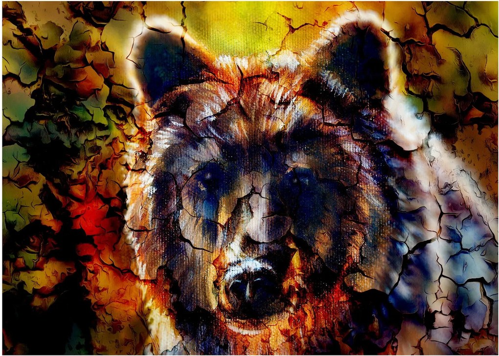 Tablou - Urs,pictură (70x50 cm)