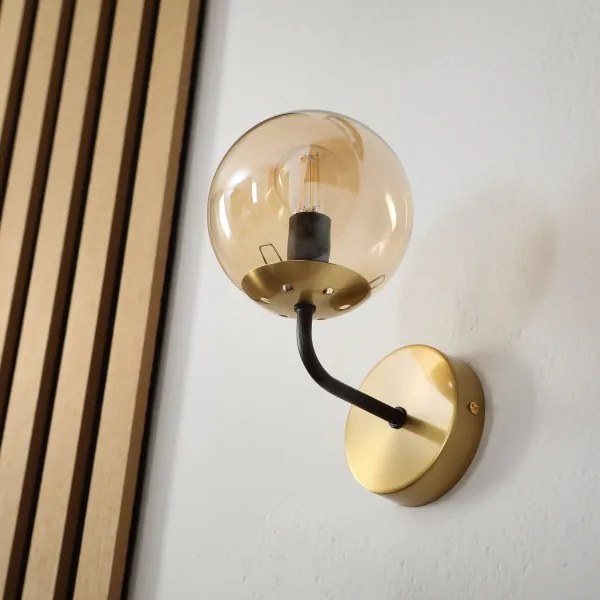 Brilagi - Lampă de perete MALIVA 1xE14/15W/230V aurie