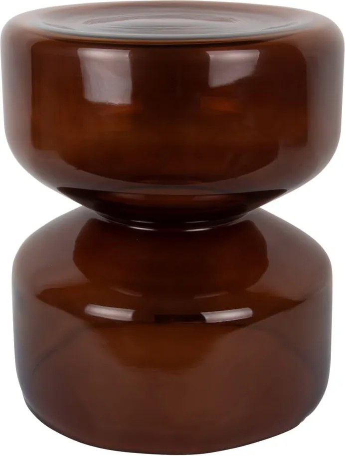 Măsuță auxiliară rotundă din sticlă ø 35 cm Doble – Leitmotiv