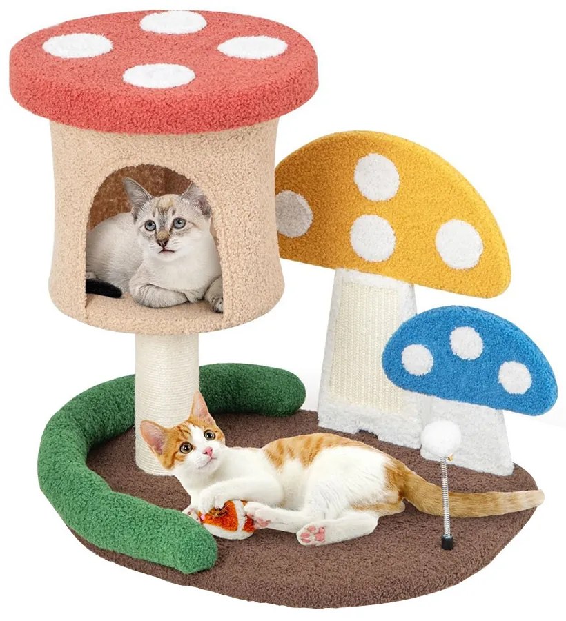 Ciuperca de escaladă pentru pisici