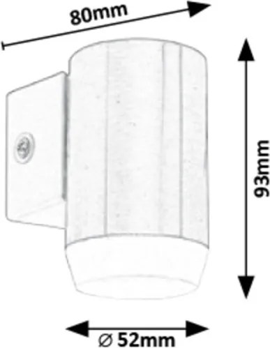 Aplică LED de exterior CATANIA LED/4W/230V IP44 Rabalux 8936