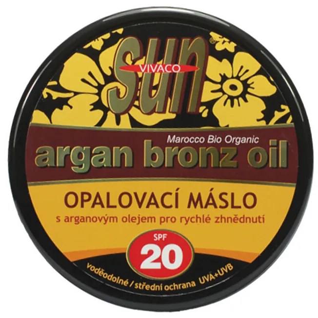 Unt de bronzare cu ulei de argan FPS 20, 200 ml