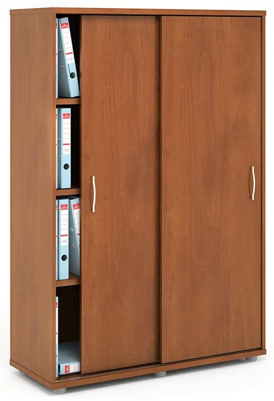 Dulap mediu Praktik 100 x 40 x 147,9 cm, nuc închis