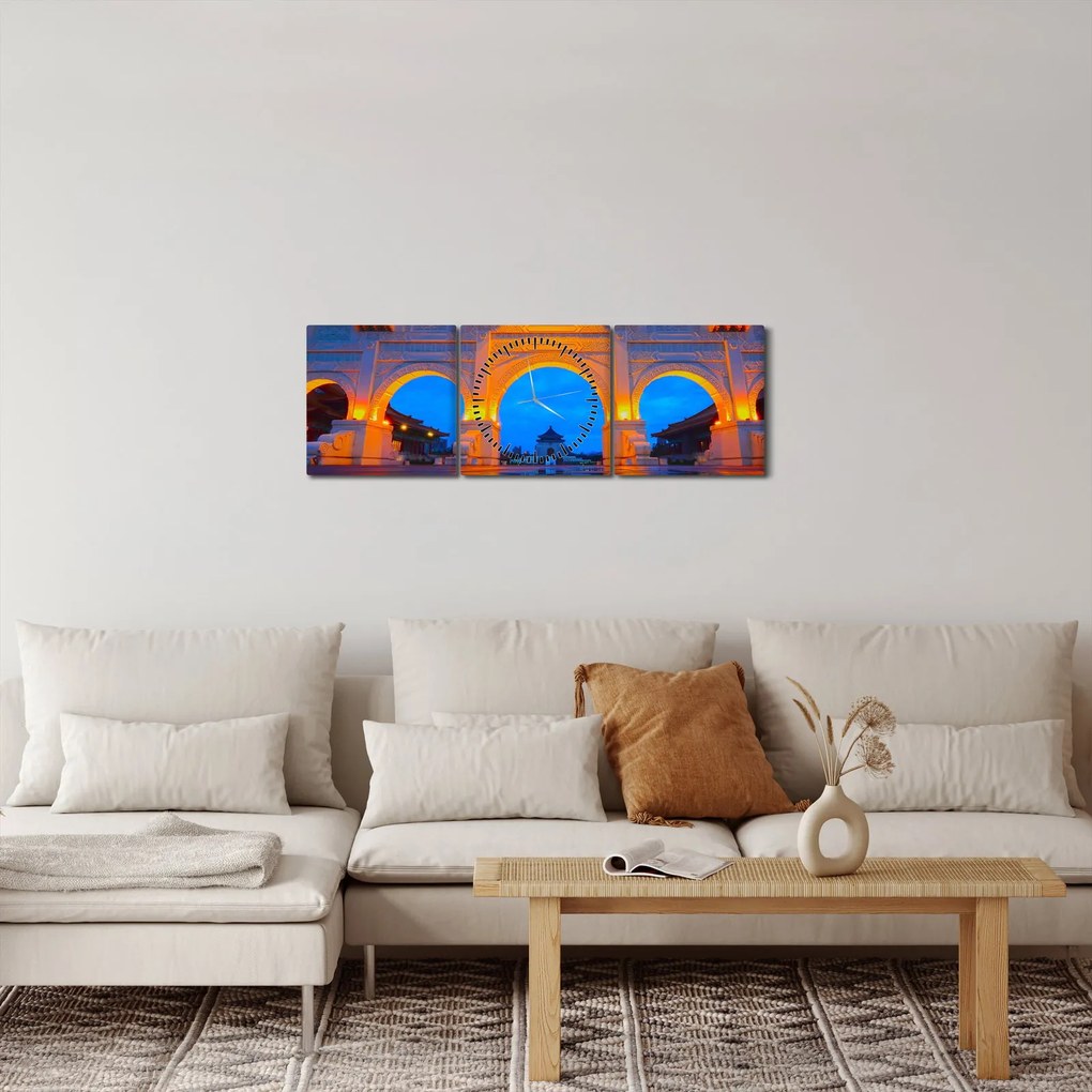 Tabloul Taiwanului (cu ceas) (90x30 cm)