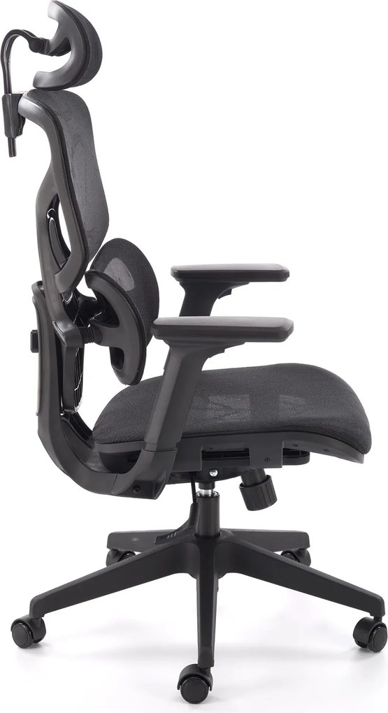 Scaun de birou ergonomic Macar - negru