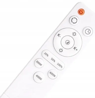 Plafonieră LED dimabilă Briloner 3430-015 MANNY LED/48W/230V + telecomandă