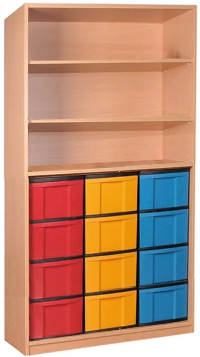Raft pentru jucarii si carti Colore 190/95/48 cm
