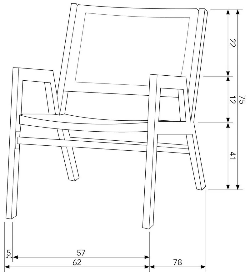 Fotoliu negru Pem – WOOOD