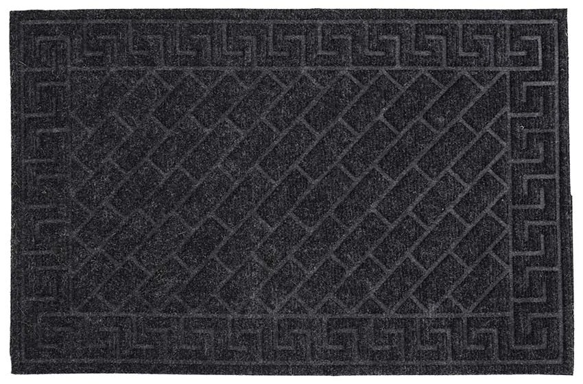 COVORAS INTRARE 60X90 CM, TEXTIL/CAUCIUC, ANTRACIT