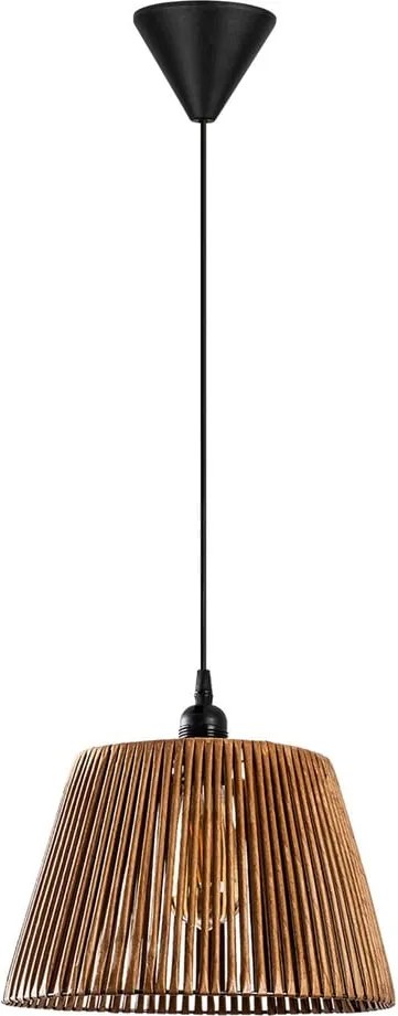 Lustră neagră/bej ø 30 cm Cone – Opviq lights
