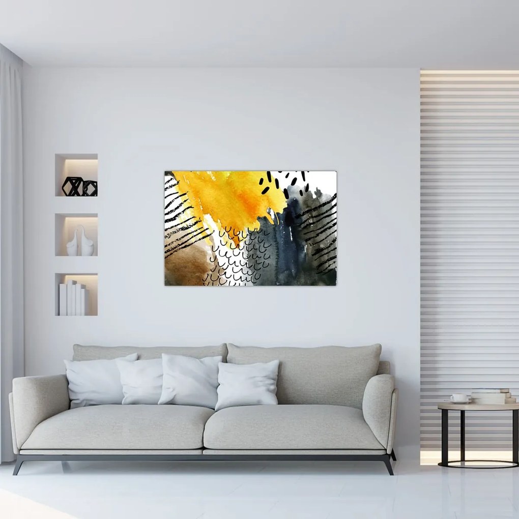 Tablou - Acuarelă abstractă (90x60 cm)