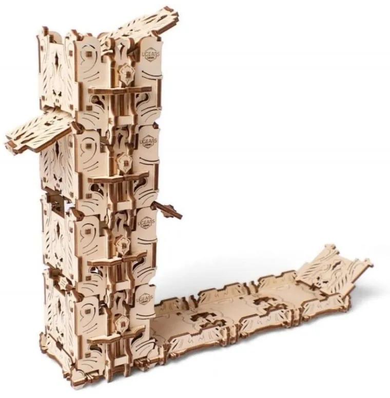 Turn mecanic pentru zaruri Dice Tower - Puzzle 3D Modele Mecanice