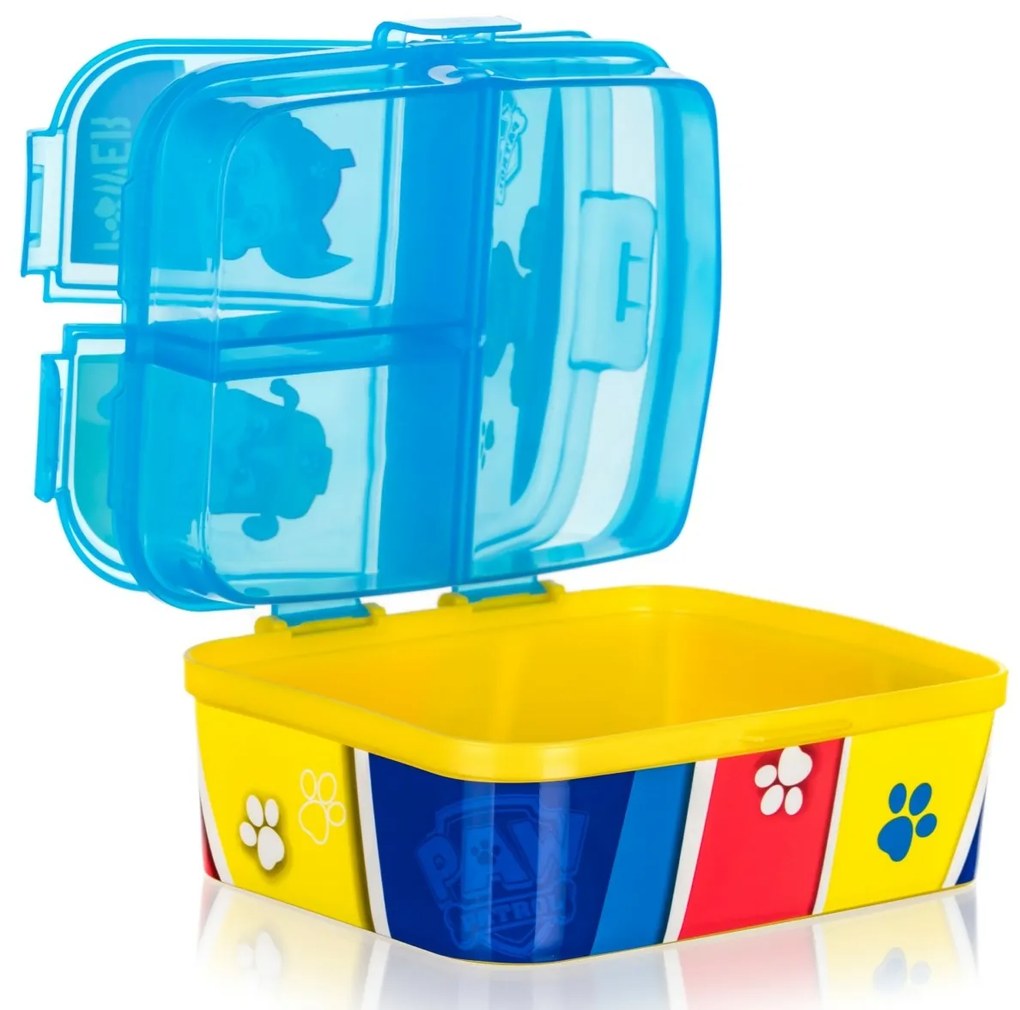 Vetro-plus Cutie pentru gustare divizată PATROLA17,5 x 13 cm