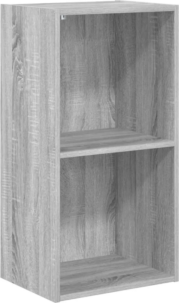 vidaXL Bibliotecă, gri sonoma, 40x30x77 cm, lemn prelucrat