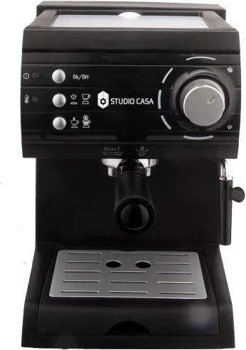 Espressor cu pompa Aroma SC422 Black Studio Casa, 15 bari, 1.5l, 1050w, Negru