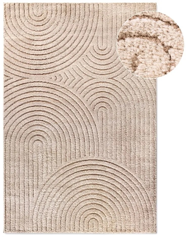 Covor taupe 200x280 cm Panglao New York Taupe – Elle Decoration