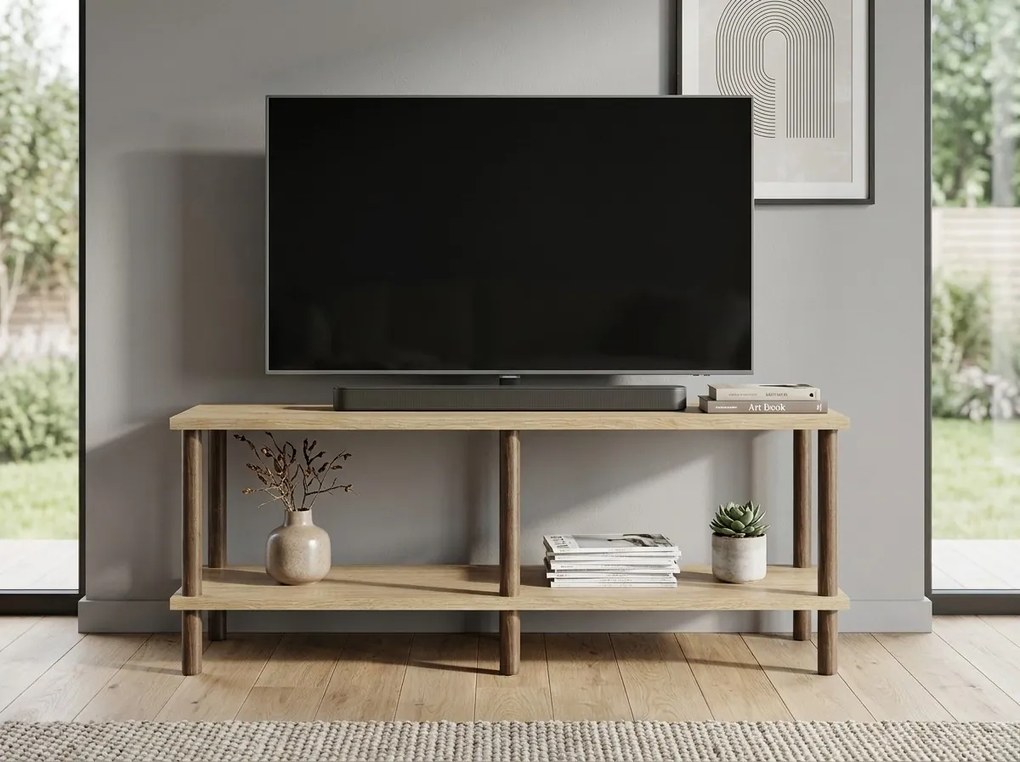 Comoda TV SOLE 120 cm, stejar sonoma