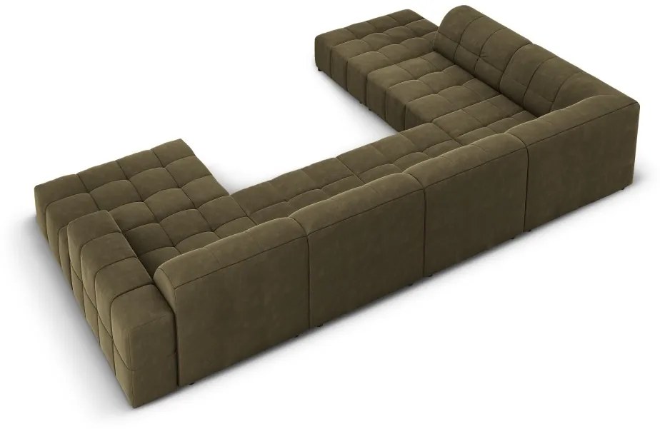 Coltar 7 locuri Chicago catifea L364 cm