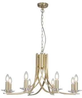 Searchlight 4168-8SB - Lustru cu lanț ASCONA 8xE14/60W/230V