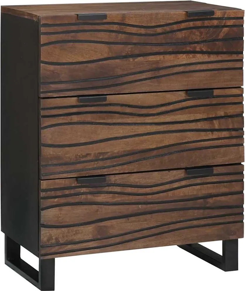 vidaXL Bufet cu sertar Maro 60 x 33.5 x 75 cm Lemn masiv de mango