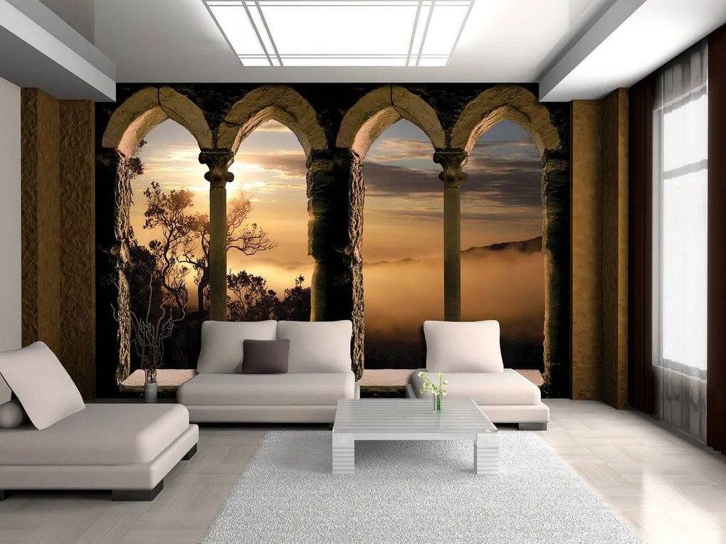 Fototapet - Ferestrele romane (152,5x104 cm)