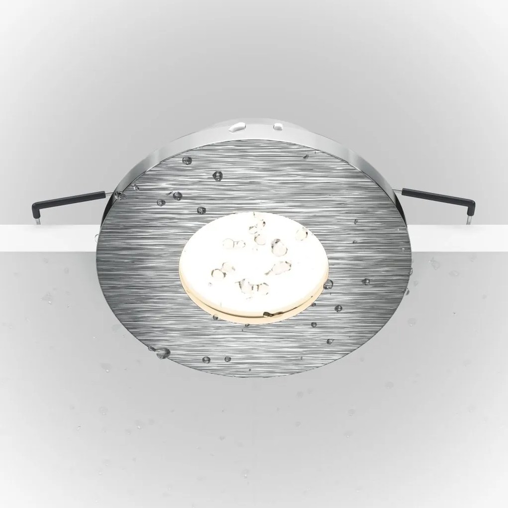 Spot incastrabil design tehnic IP65 Stark argintiu 8,4cm