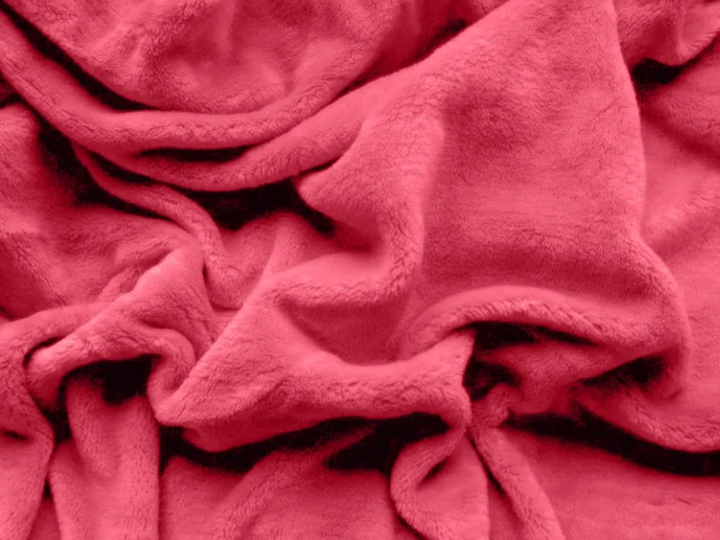 Cearsaf Cocolino microplus cu elastic SOFT 180x200 cm rosu