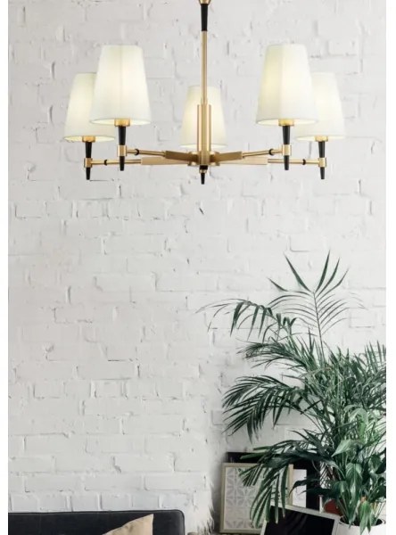 Lustră pe tijă Maytoni H001CL-05BS ZARAGOZA 5xE14/40W/230V