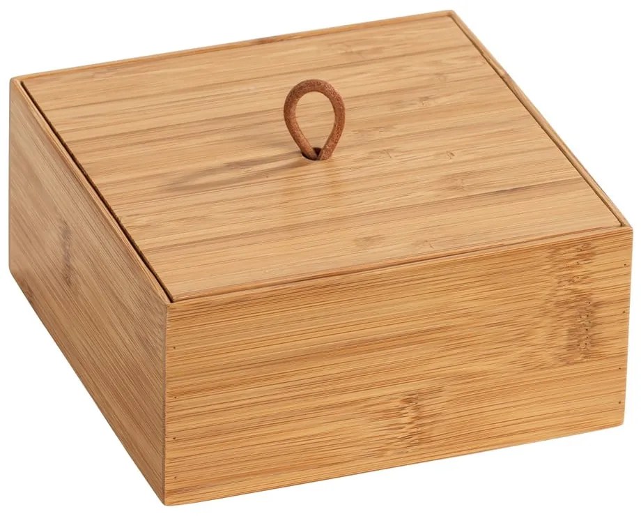 Organizatoare de baie în culoare naturală 3 buc. din bambus Terra – Wenko