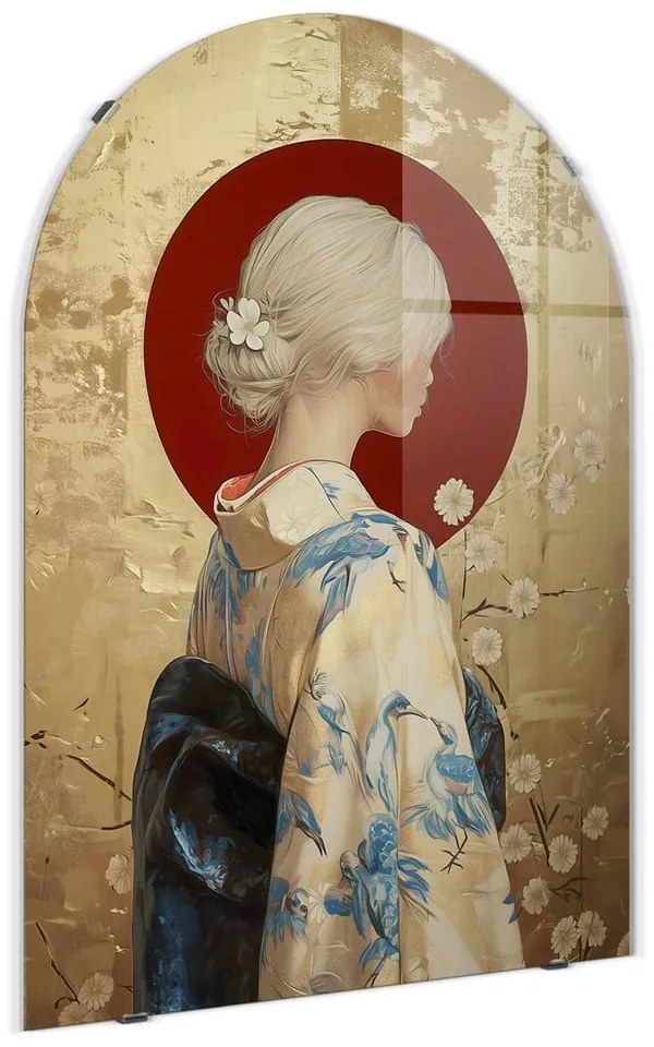 Tablou din sticlă 70x100 cm Rukia – Styler