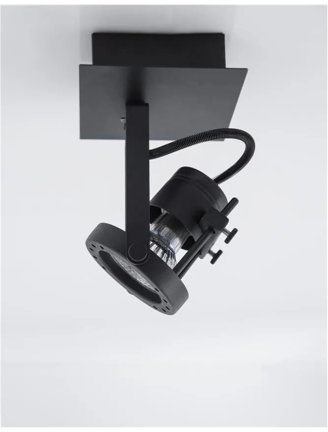 Aplica cu spot directionabile SALVA negru NVL-9155101