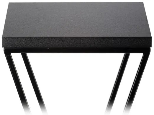 Suport pentru flori LOFT 40x24 cm negru