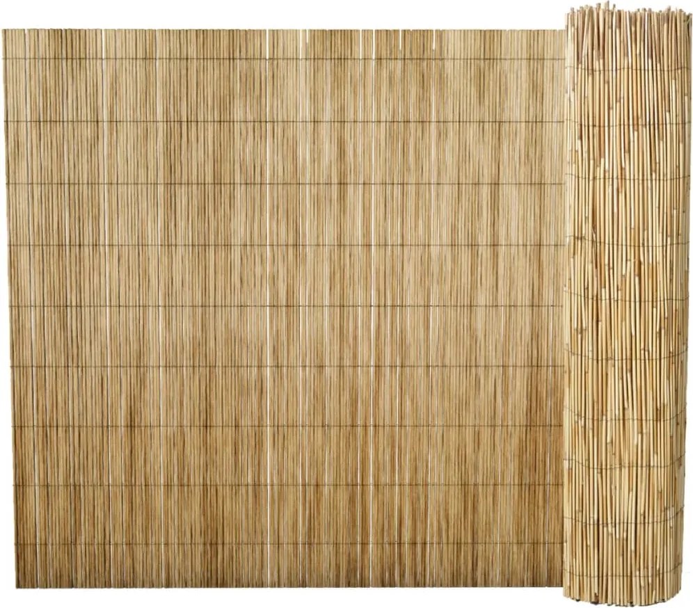 vidaXL Gard de grădină din stuf, 100 x 1000 cm