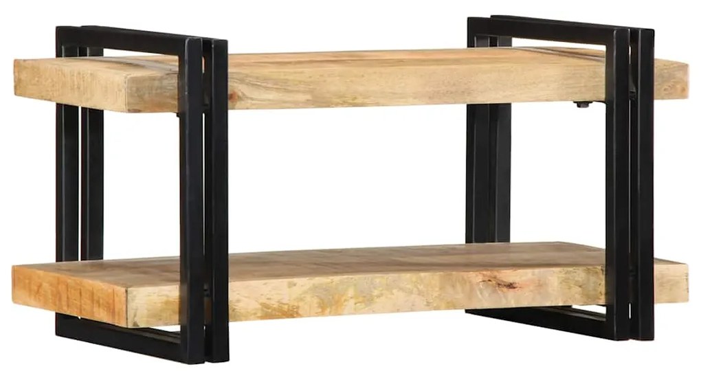 vidaXL Raft de perete 70x33x35 cm lemn masiv de mango