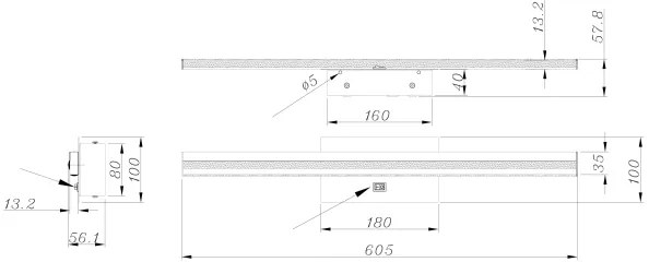 Globo 41499C - Aplică LED pentru baie VIGGO LED/18W/230V IP44