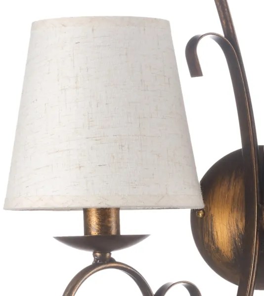 Aplică ONLI POMPEI 2xE14/6W/230V bronz