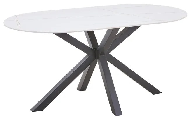 Masa Bucatarie/Dining Markos Finisaj Ceramica Neagra 160x90 Cm