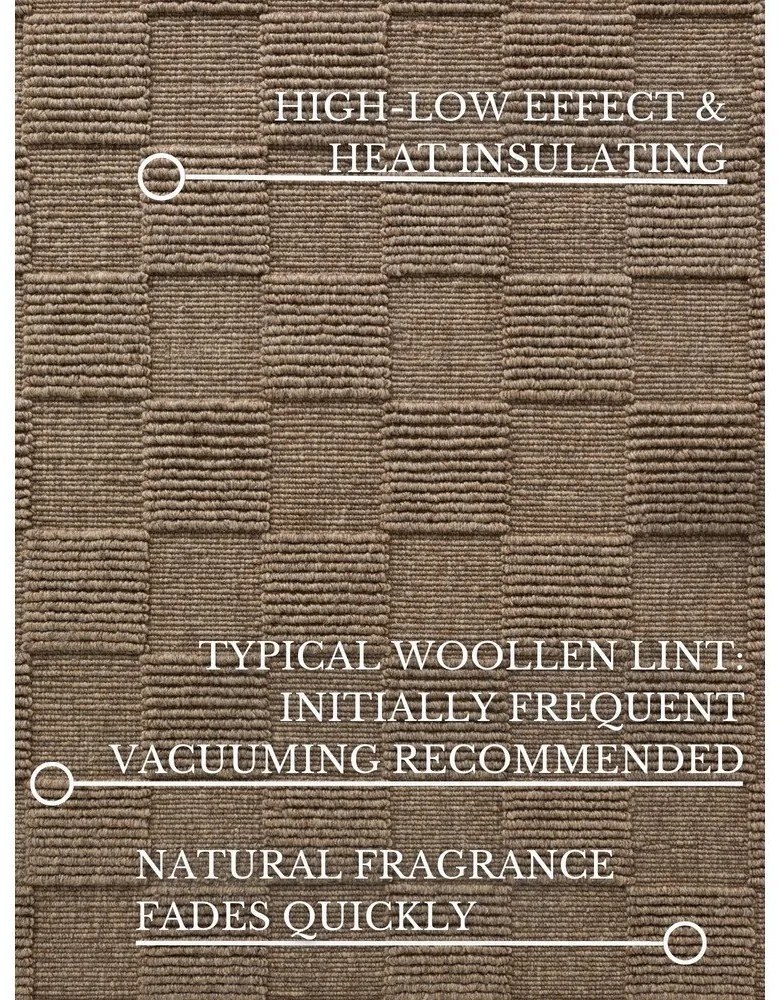 Covor maro țesut manual din lână 160x230 cm Scala – Villeroy&amp;Boch