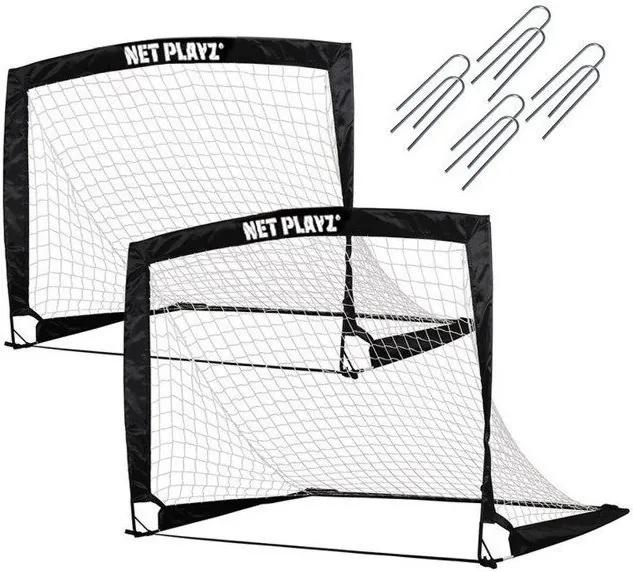 Net Playz - Set 2 porti de fotbal pliabile 125x90x90 cm