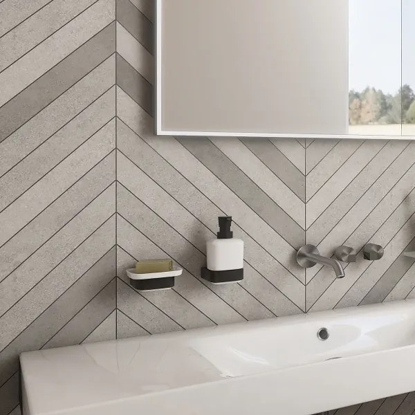 Dozator de săpun, suport de periuțe și cârlig de perete NIMCO NKC set-31K-T-90 NIKAU