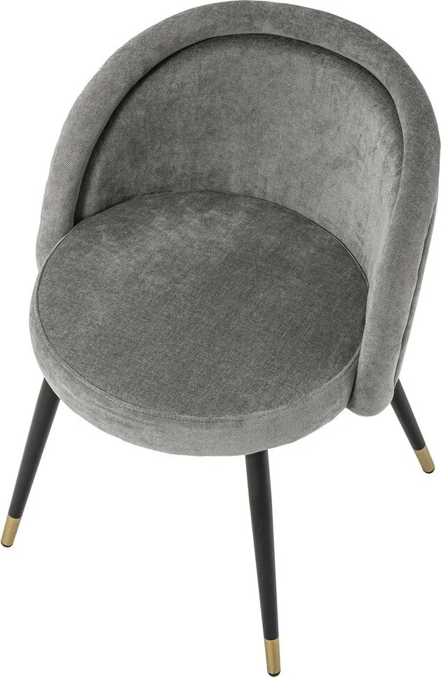 Set de 2 scaune design LUX Chloe, gri 114528 HZ