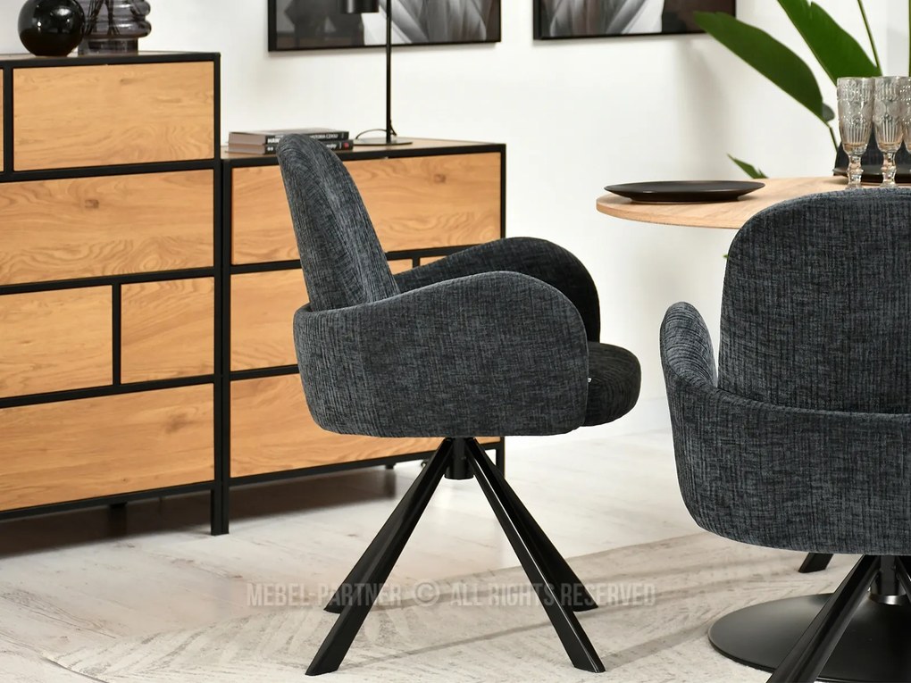 Scaun Sony (grafit + negru). 1111272
